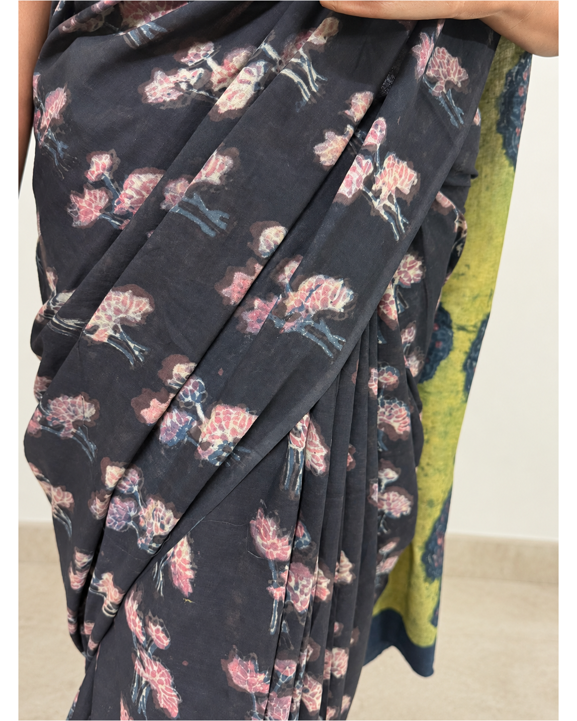 Gulbahar saree, fabric detail