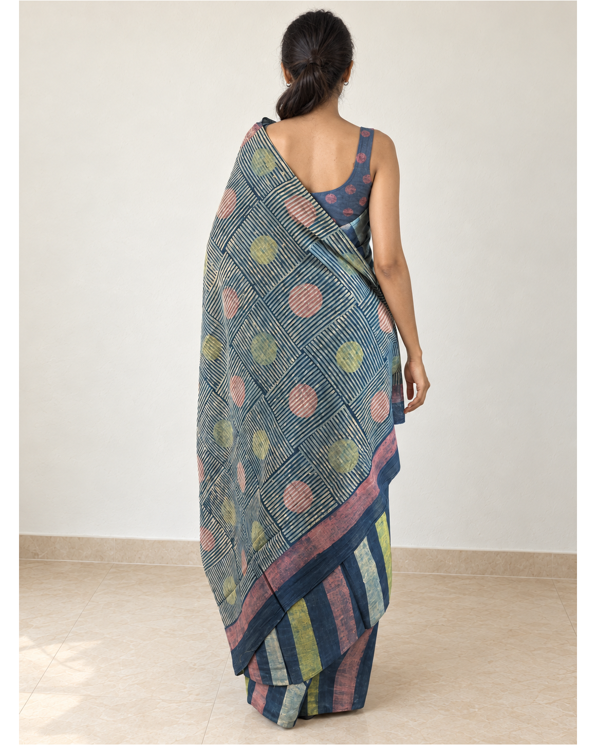 Rekhika saree, rear pallu